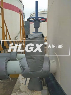 中石化罐區手動閥門防凍保溫套
